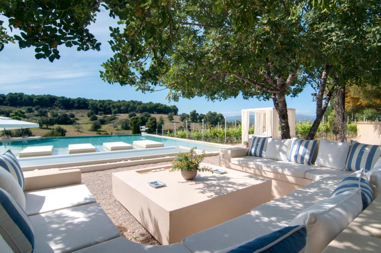 Vineyard Estate Villa Porto Heli Bagian luar foto
