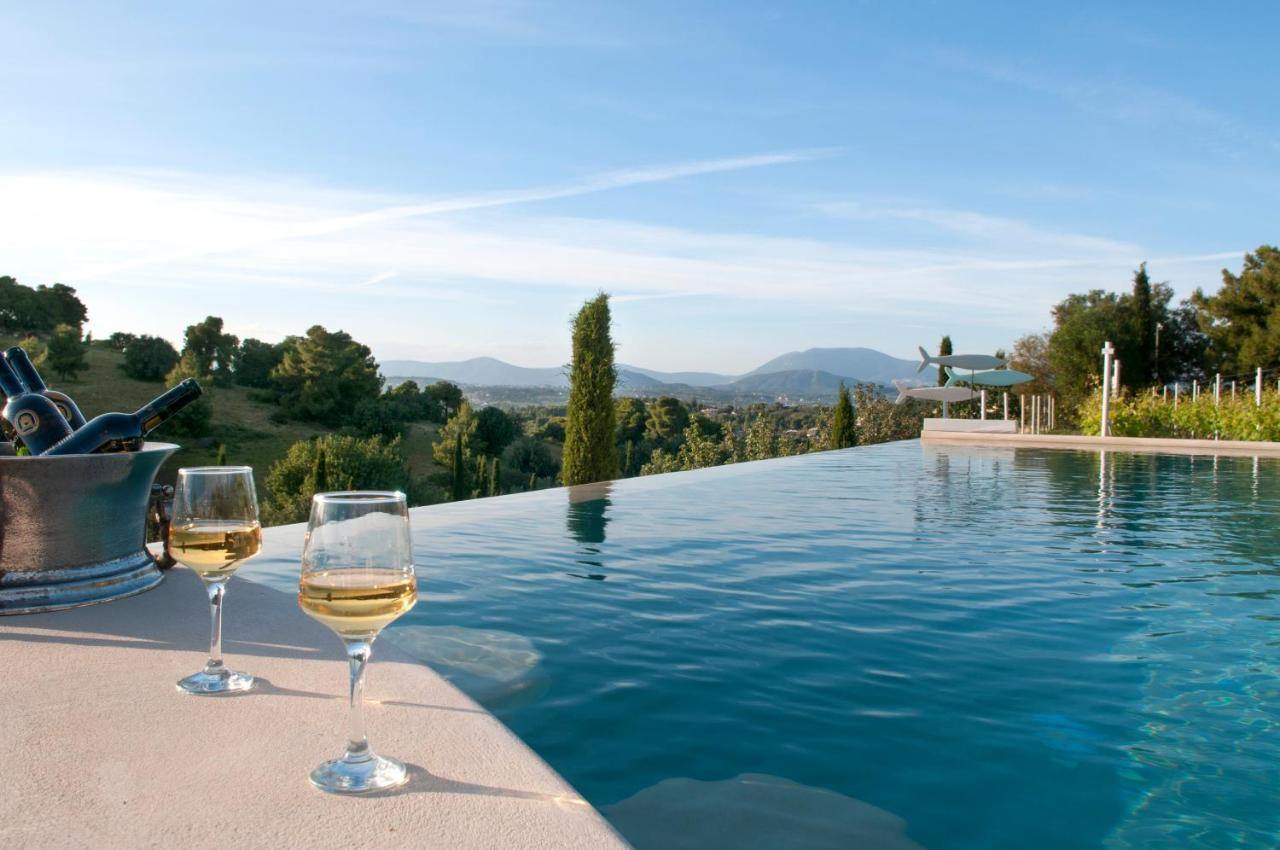 Vineyard Estate Villa Porto Heli Bagian luar foto